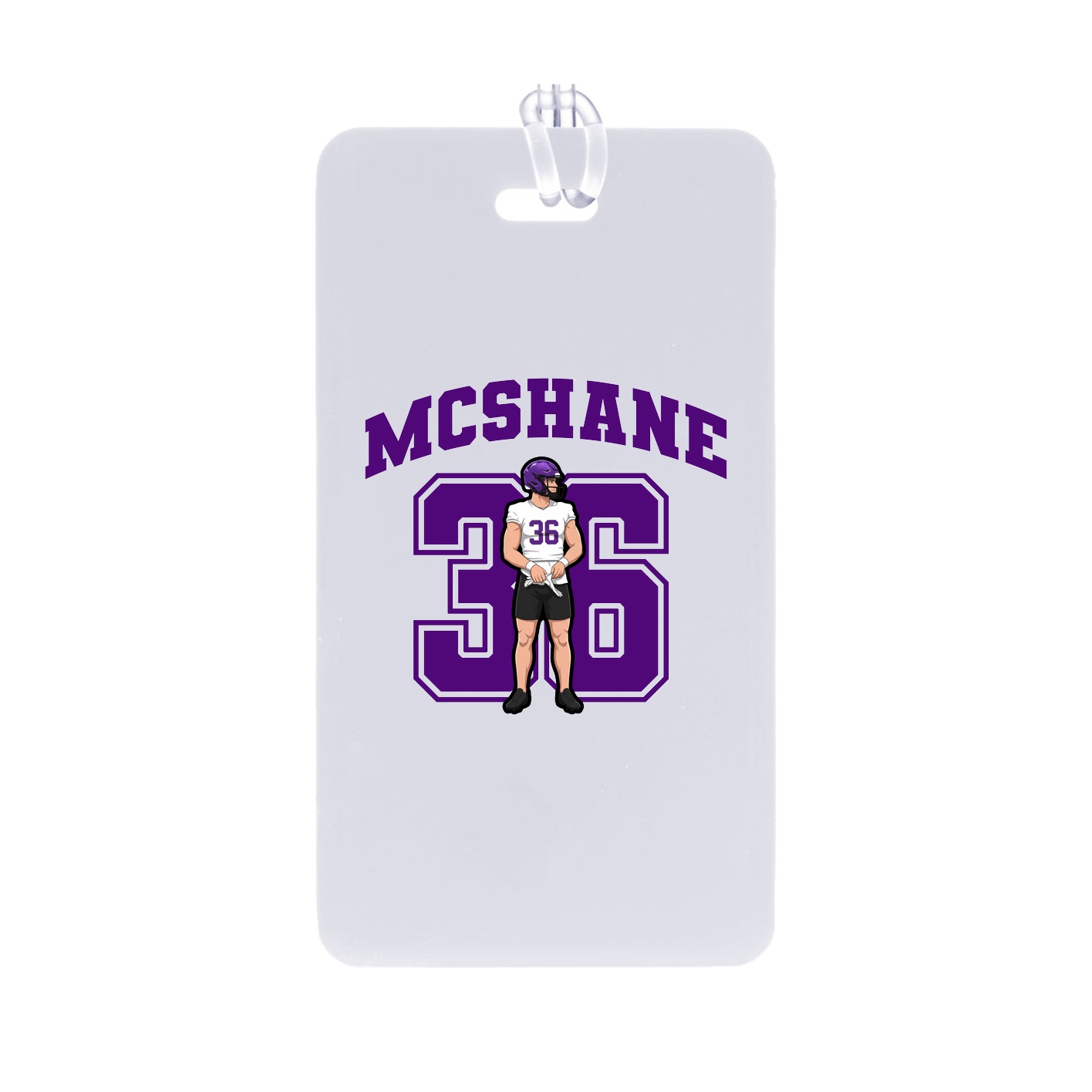 Bag Tag — Number in Classic