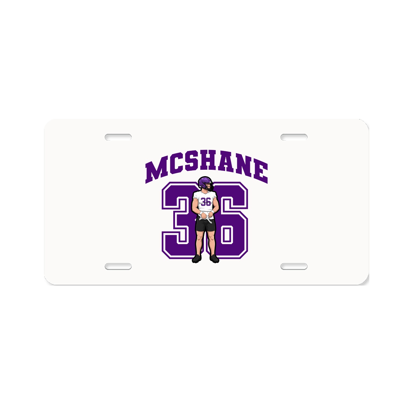 License Plate — Number in Classic