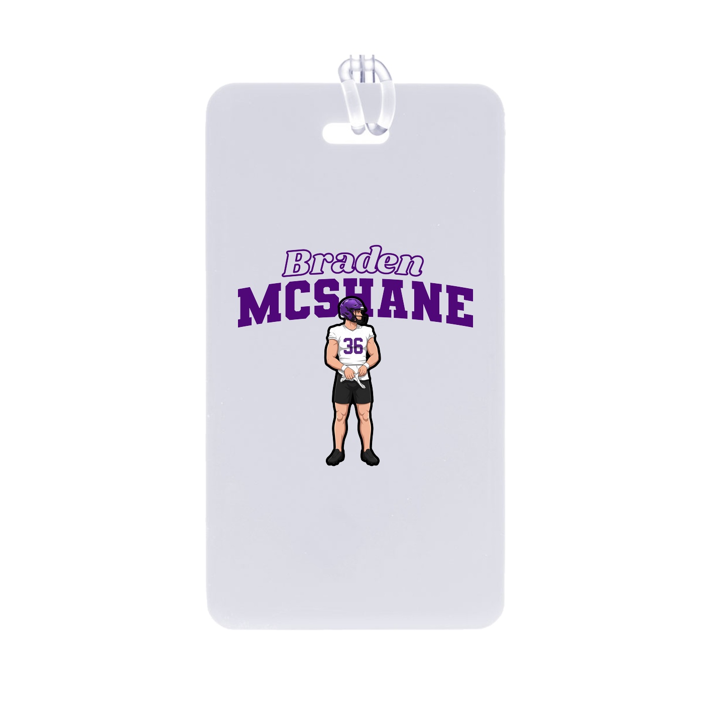 Bag Tag — Name Arch in Classic