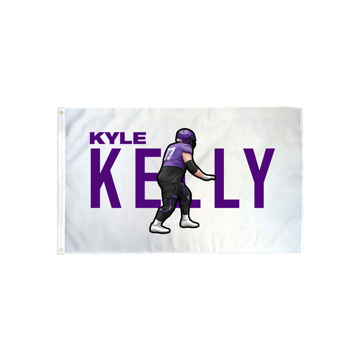 3x5 Flag — Player Name in Classic