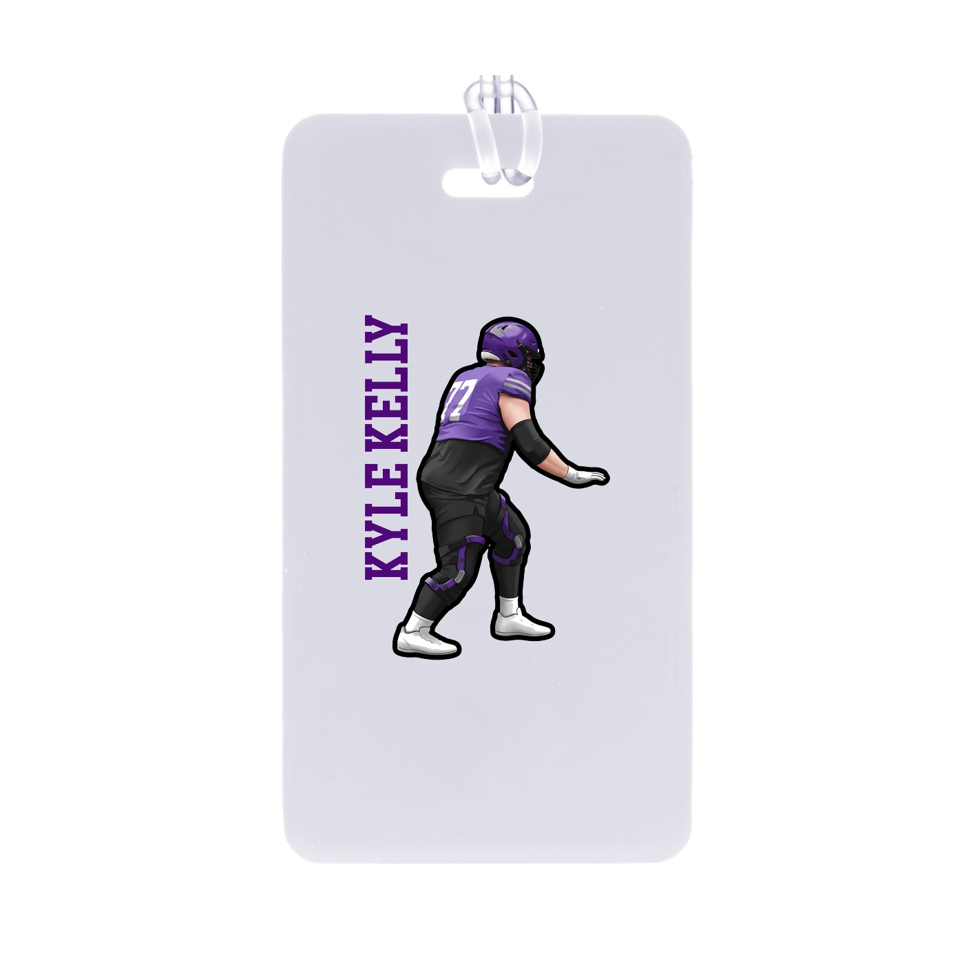 Bag Tag — Name Vertical in Classic