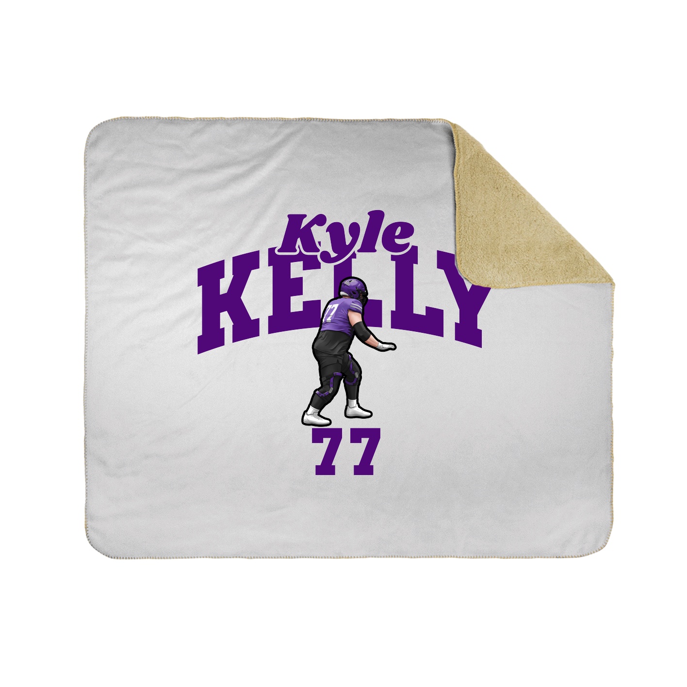 Throw Blanket — Signature Arch in White
