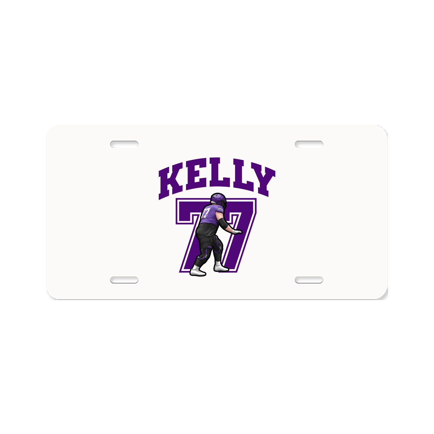 License Plate — Number in Classic
