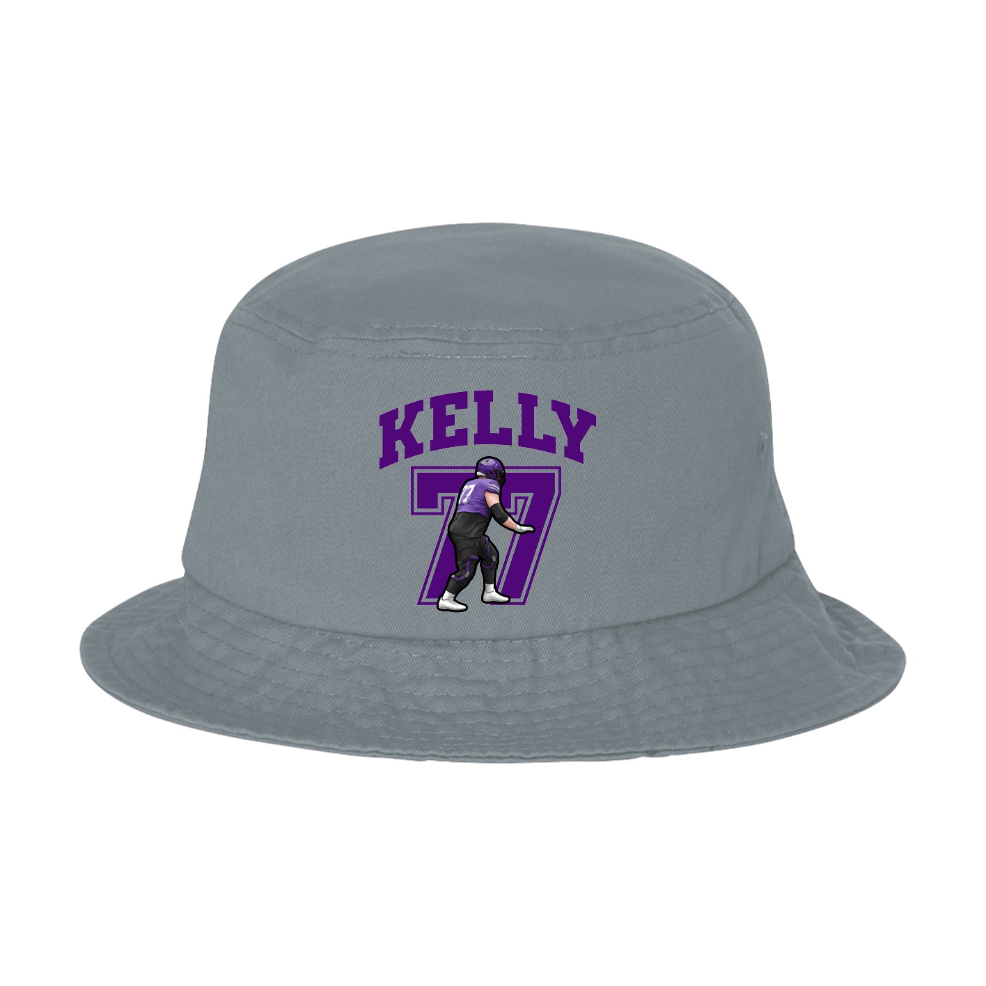 Bucket Cap — Number in Grey