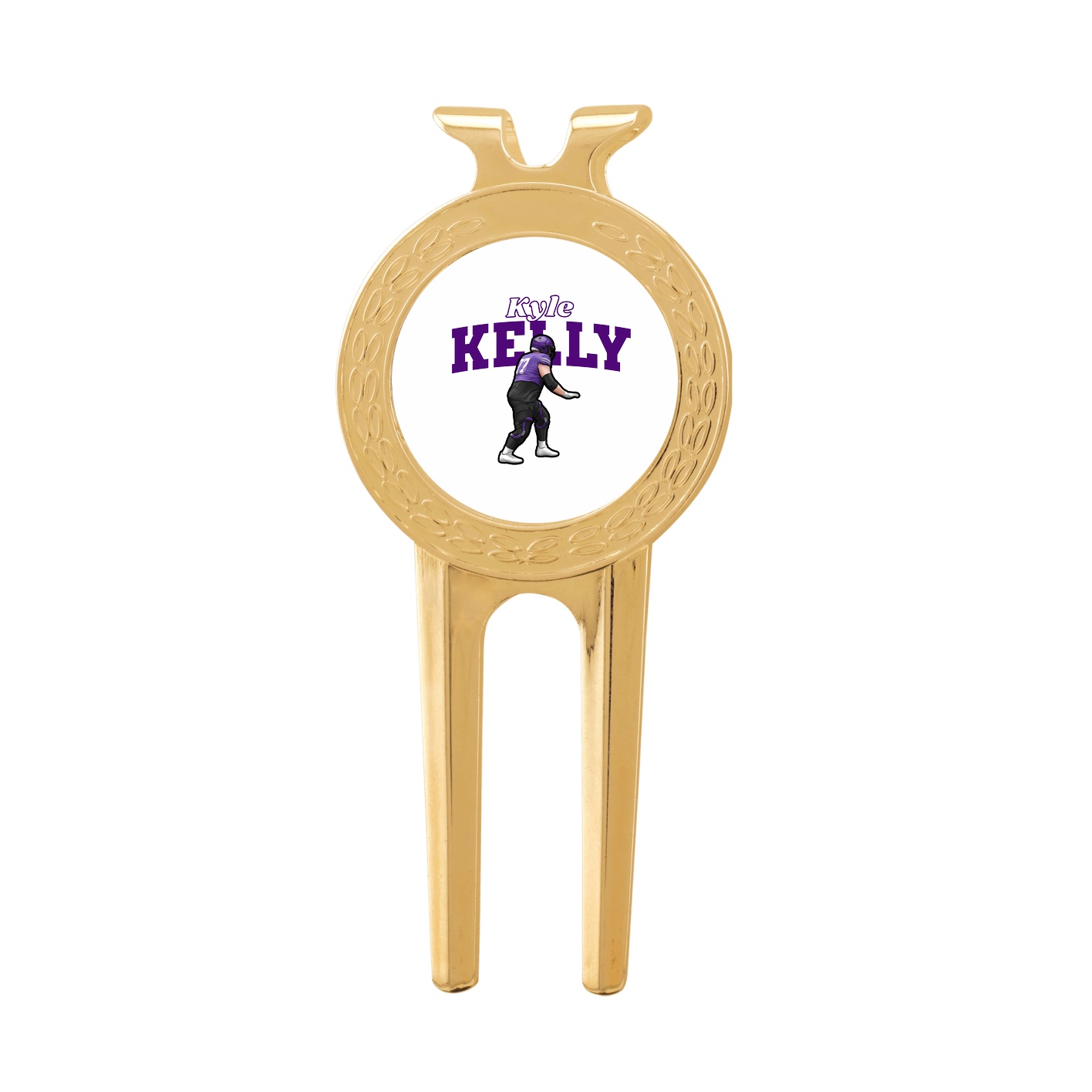 Divot Tool with Ball Marker — Name Arch in Classic
