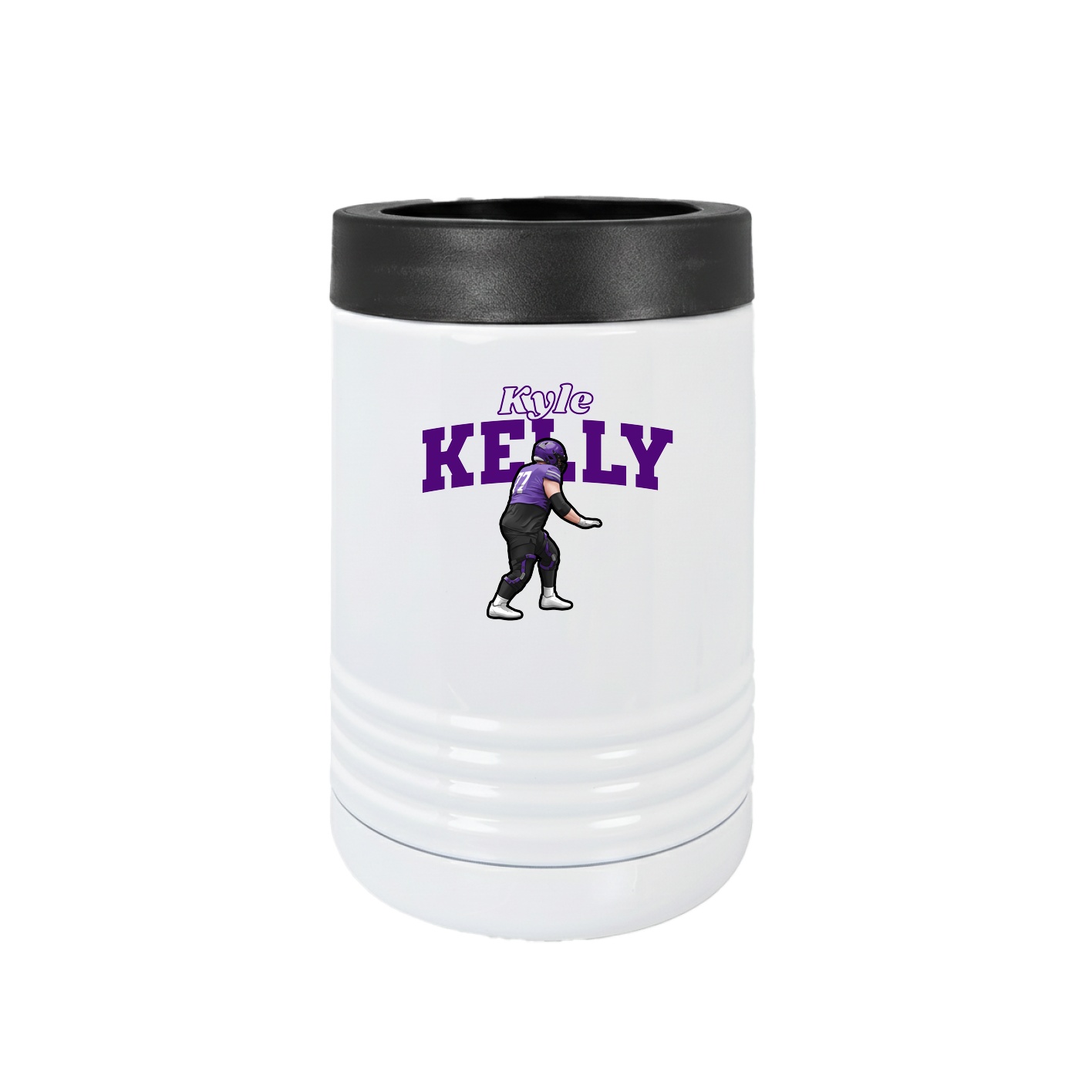 Beverage Holder — Name Arch in White