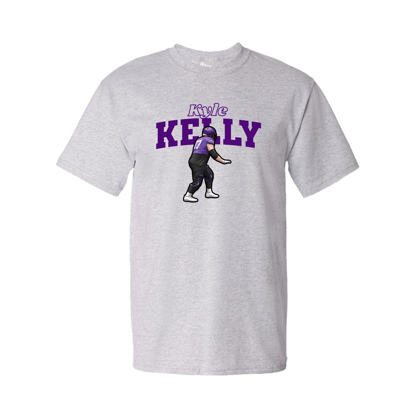 Tee — Name Arch in Grey