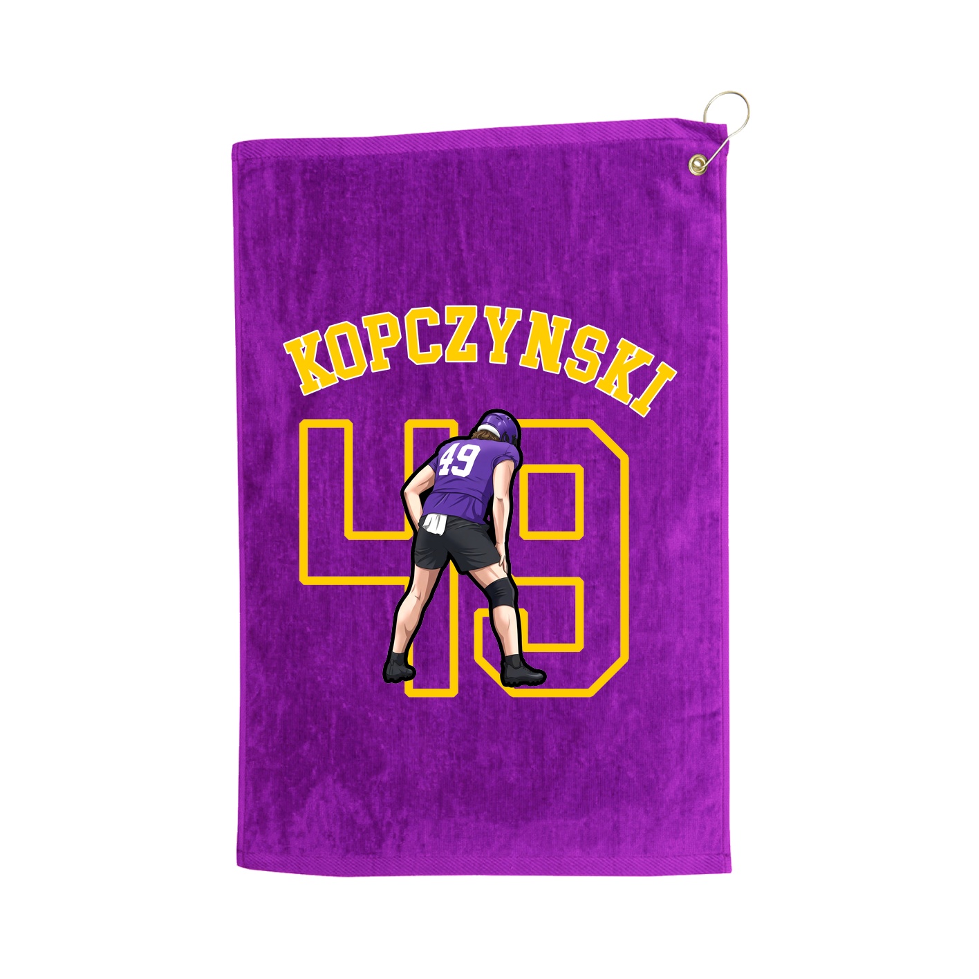 Golf Towel — Shirsey Arch in Purple