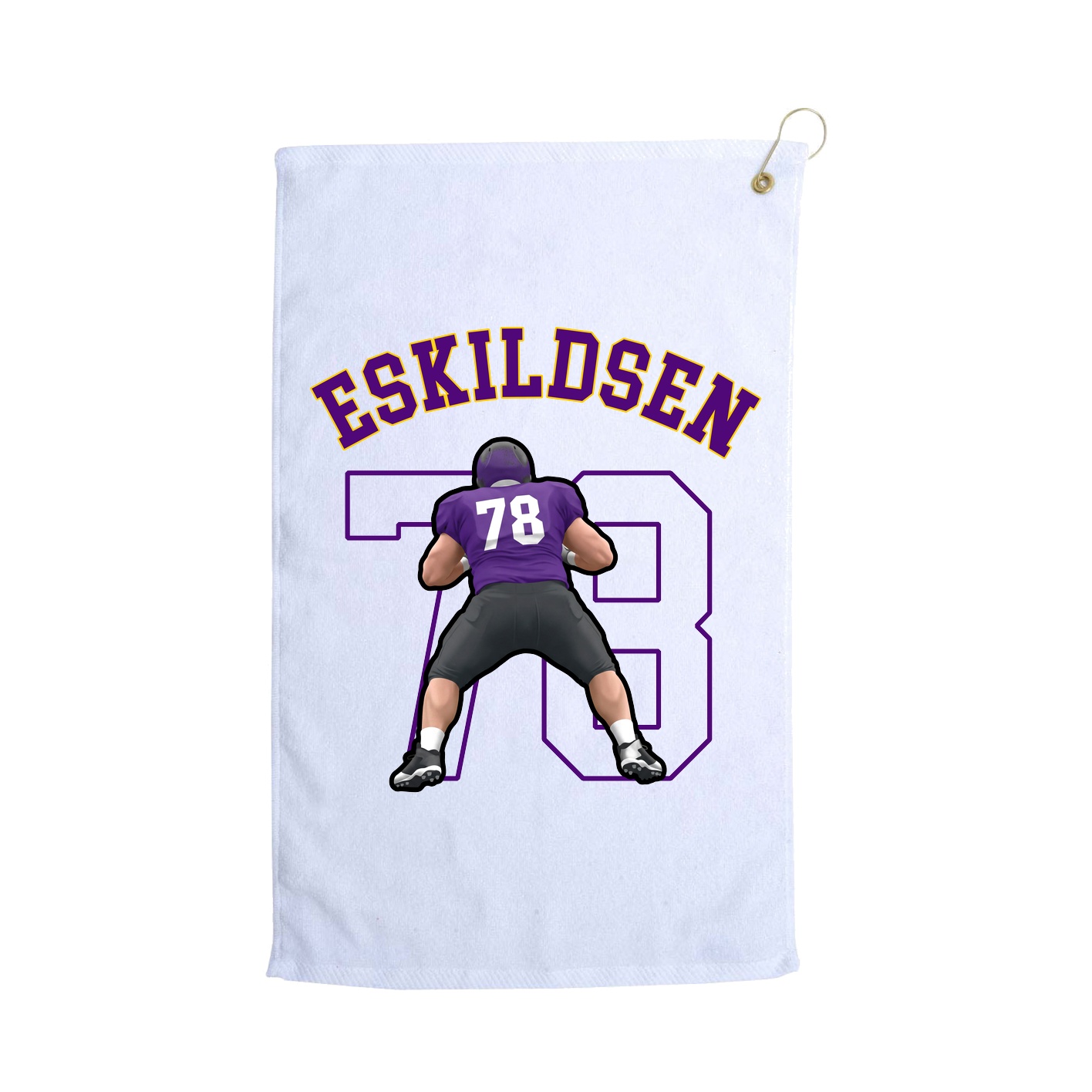 Golf Towel — Shirsey Arch in White