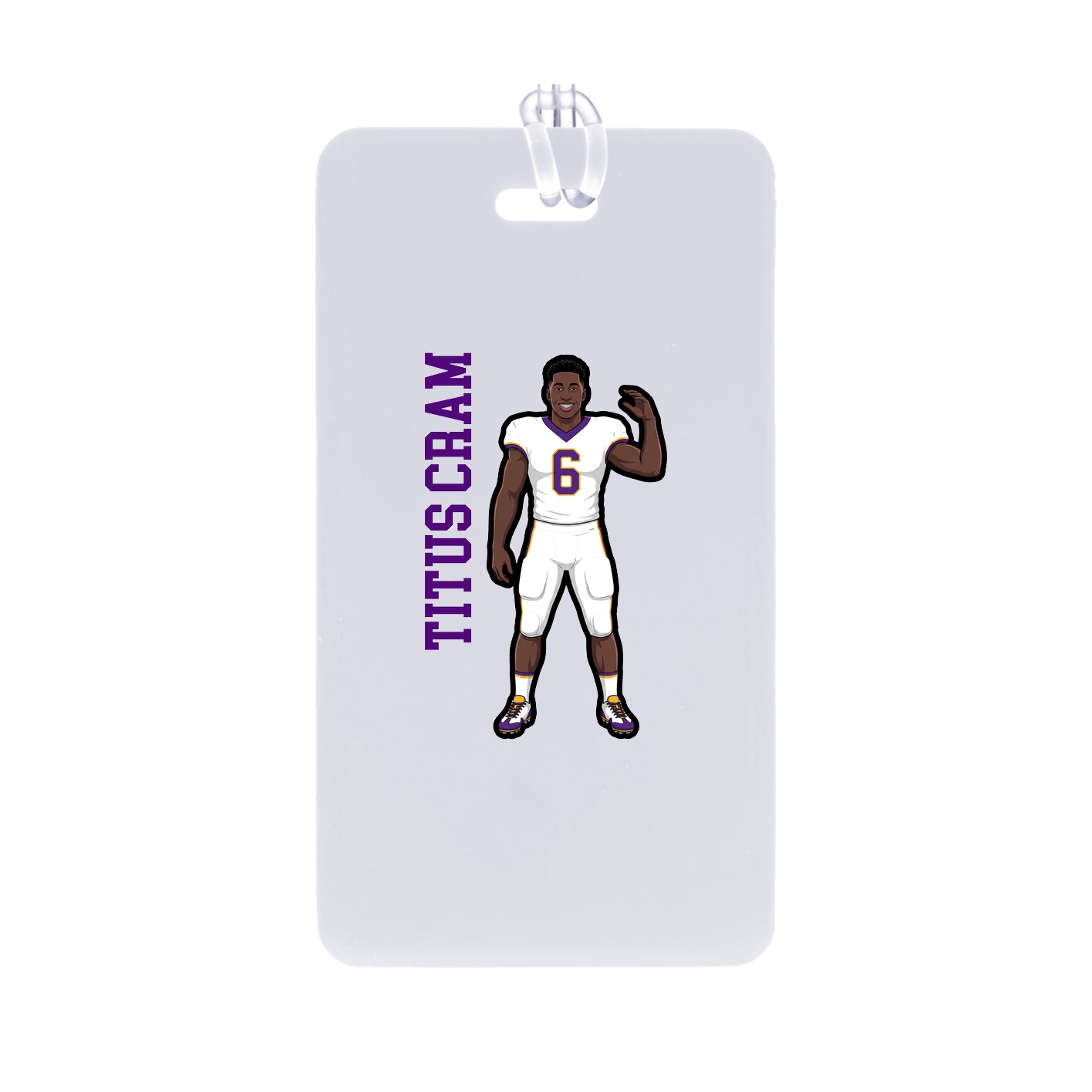 Bag Tag — Name Vertical in Classic