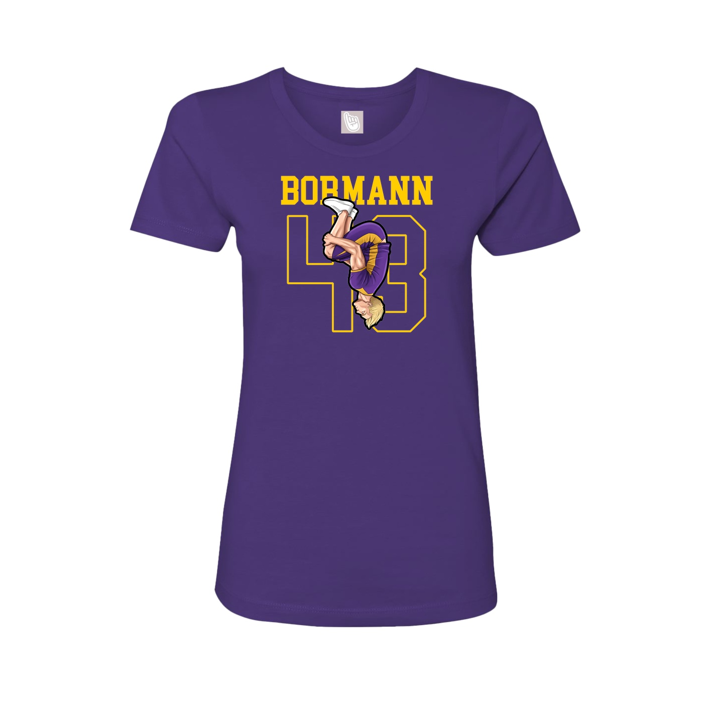 Fitted Women's Tee — Shirsey in Purple