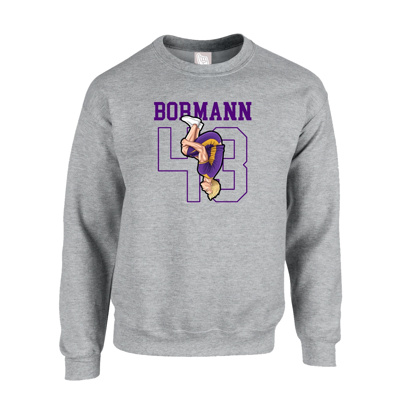 Fleece Crew — Shirsey in Grey