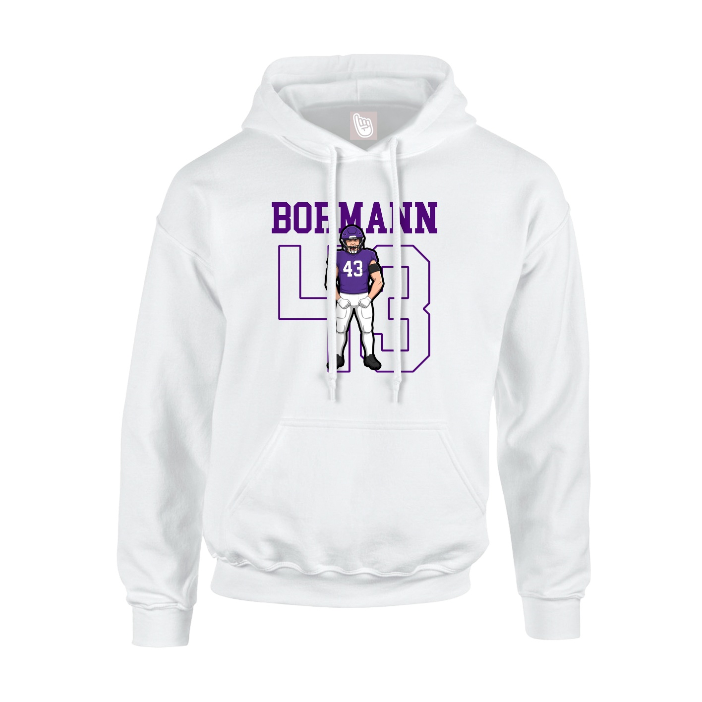 Youth Hoodie — Shirsey in White