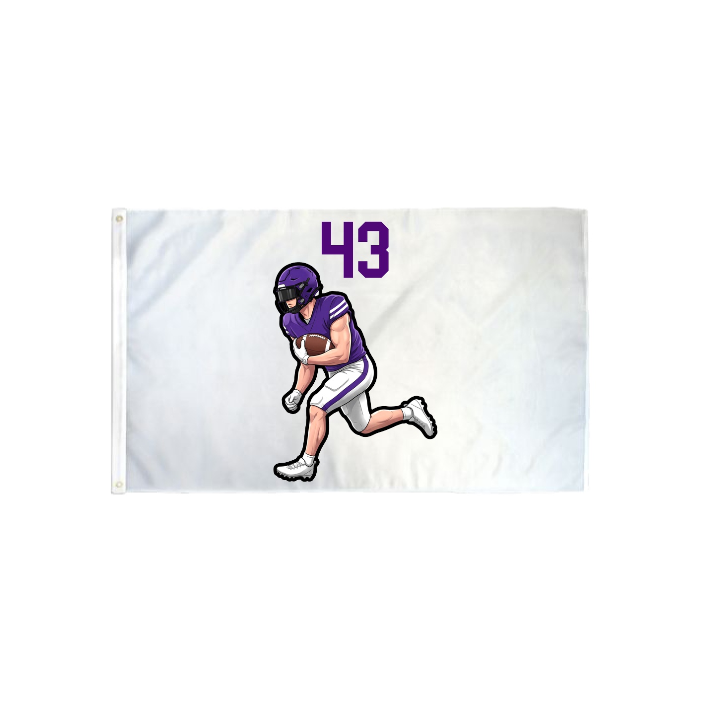 3x5 Flag — Number Top in Classic