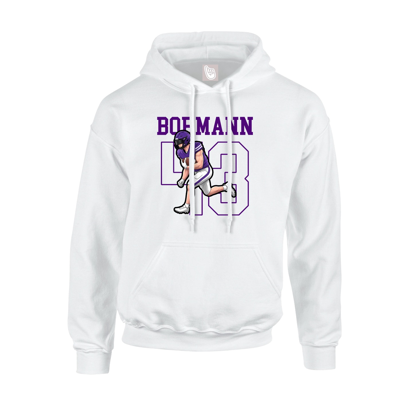 Hoodie — Shirsey in White