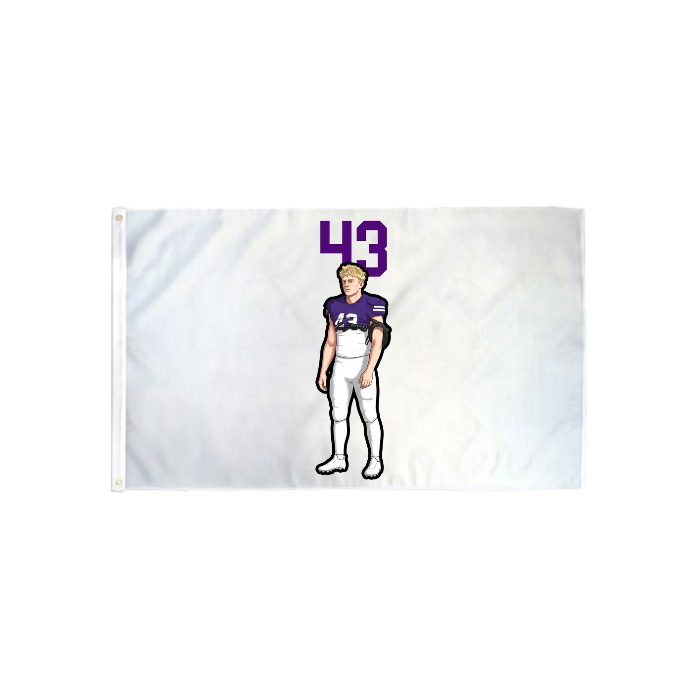 3x5 Flag — Number Top in Classic