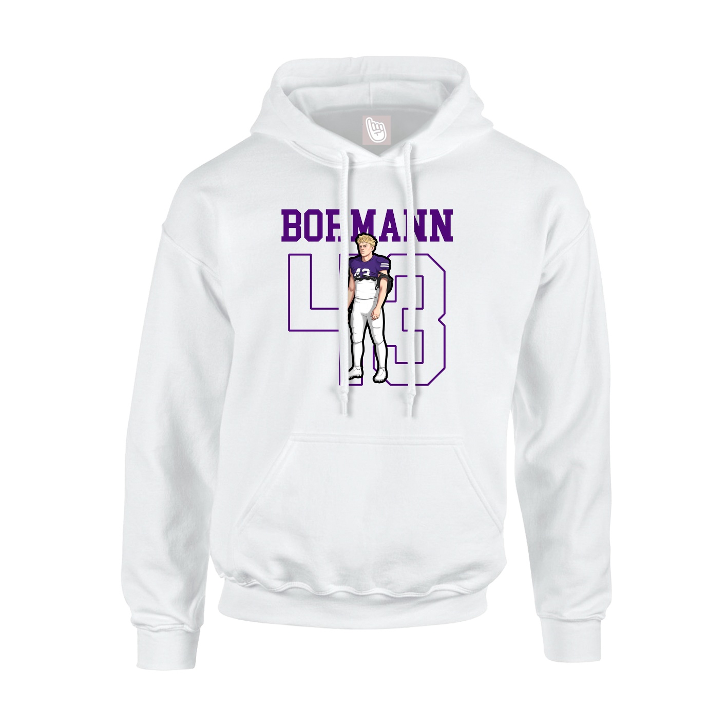 Youth Hoodie — Shirsey in White