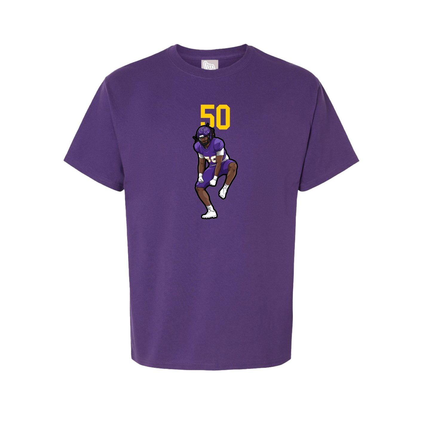 Tee — Number Top in Purple