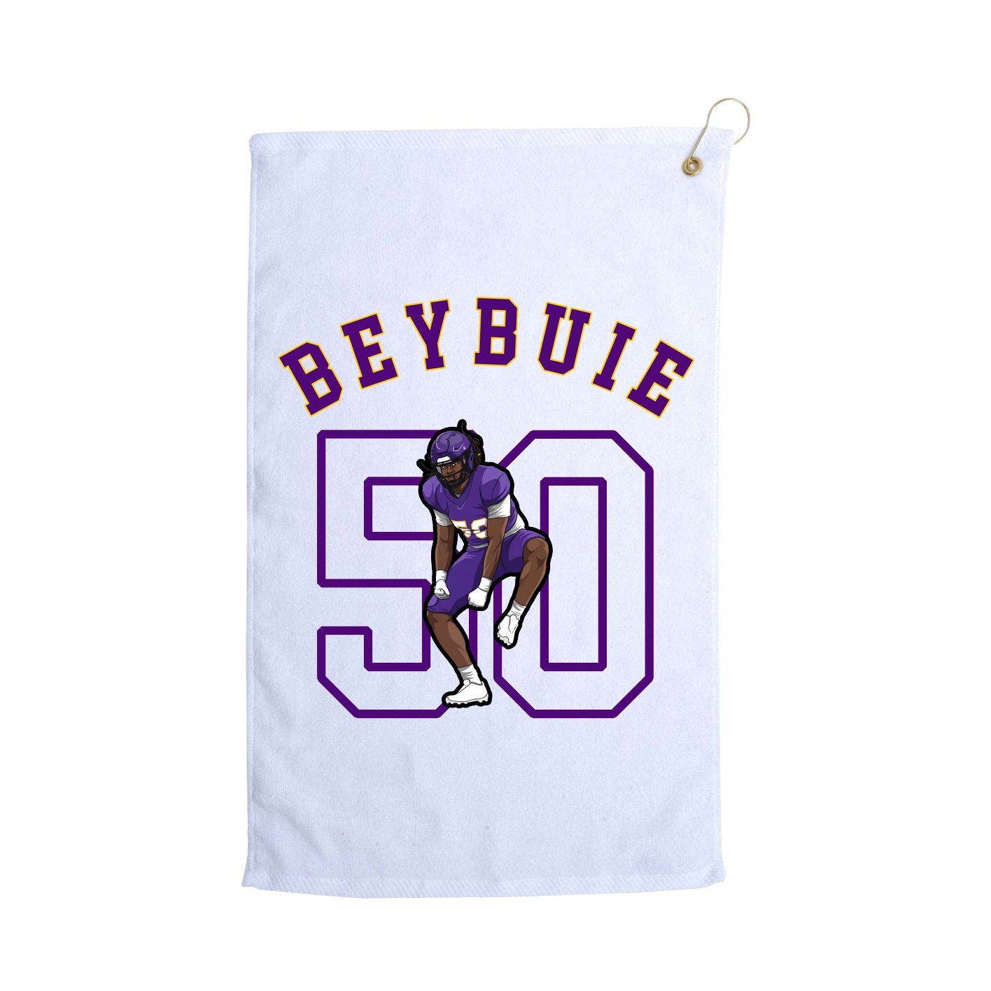 Golf Towel — Shirsey Arch in White