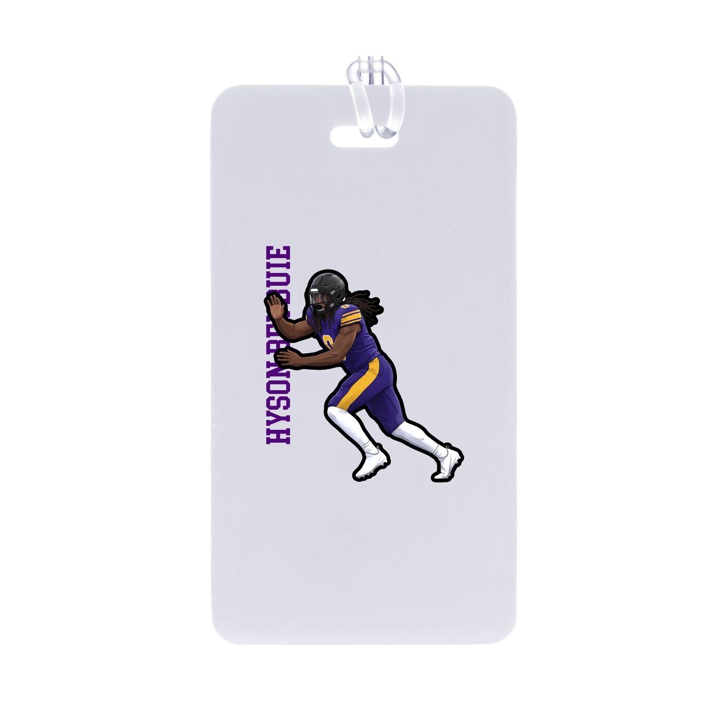 Bag Tag — Name Vertical in Classic