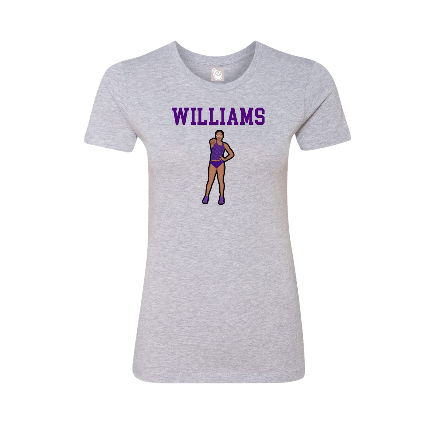 Fitted Women's Tee — Shirsey in Grey