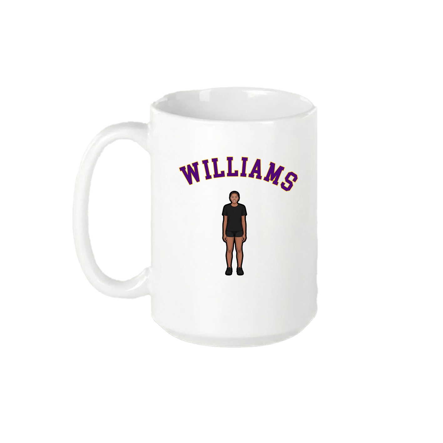 15oz Coffee Mug — Shirsey Arch in White