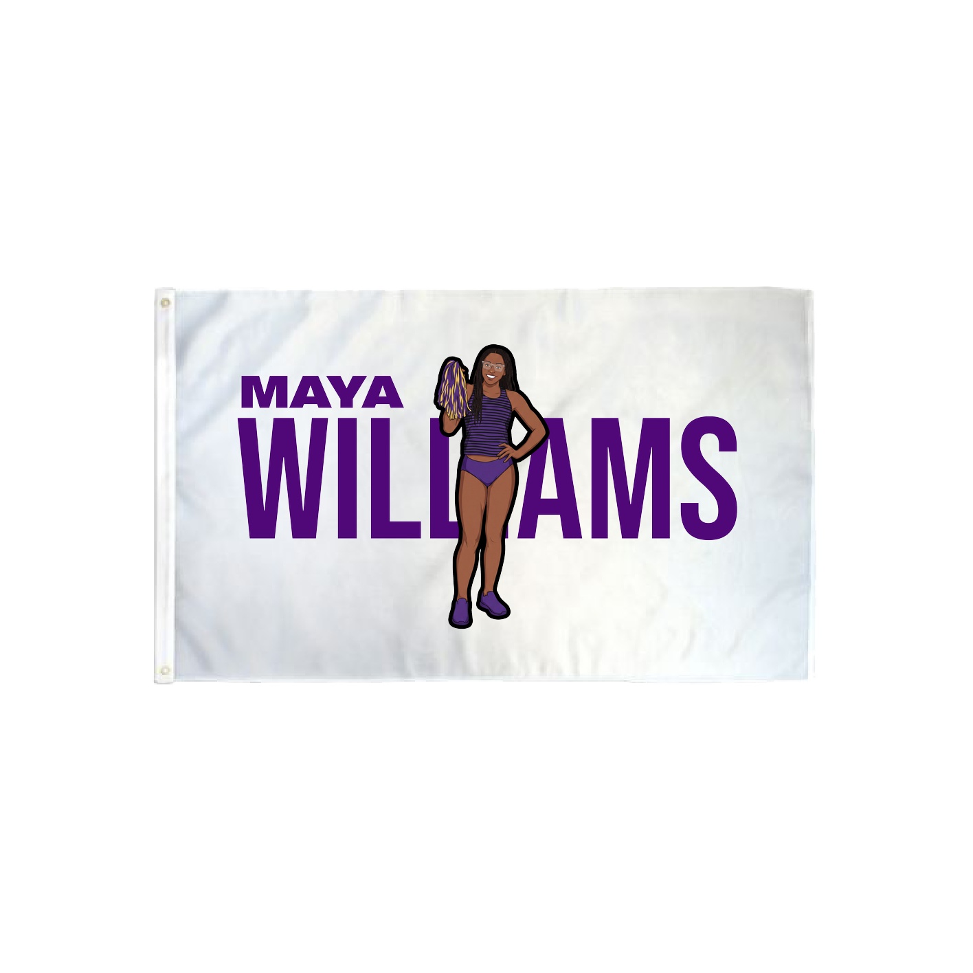 3x5 Flag — Player Name in Classic