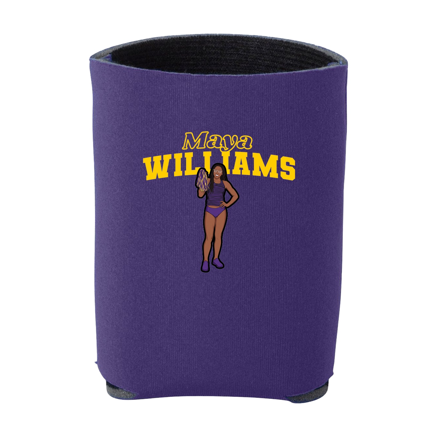 Can Holder — Name Arch in Purple