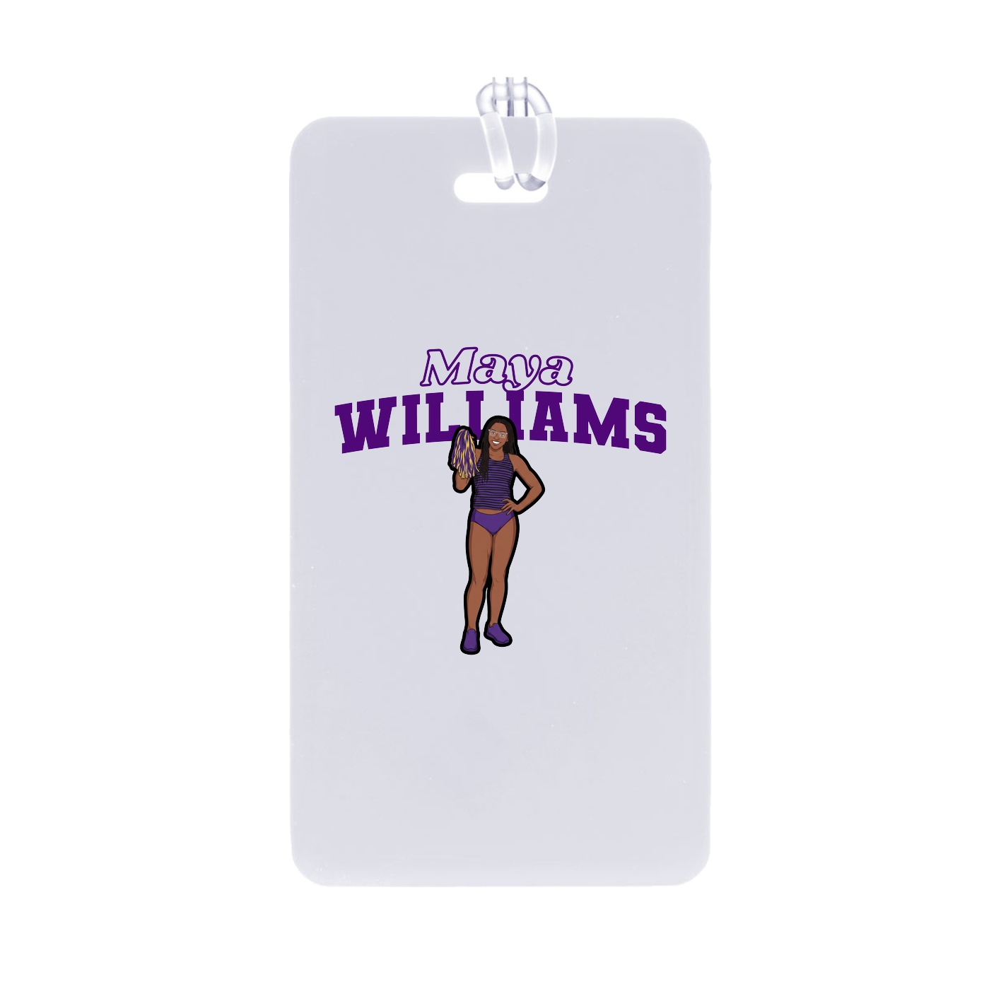 Bag Tag — Name Arch in Classic