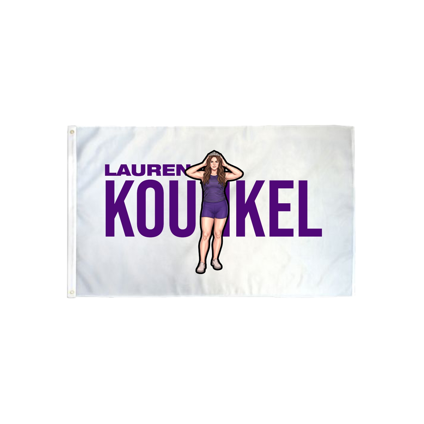 3x5 Flag — Player Name in Classic