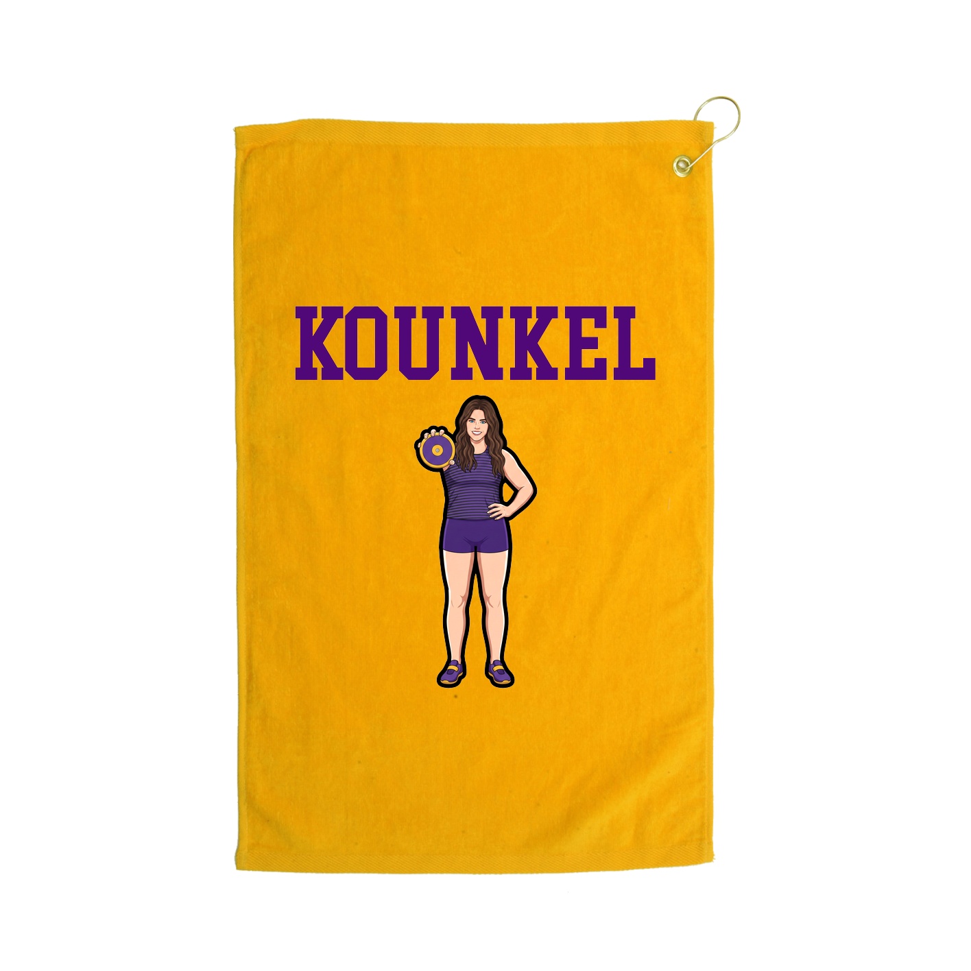 Golf Towel — Shirsey in Gold