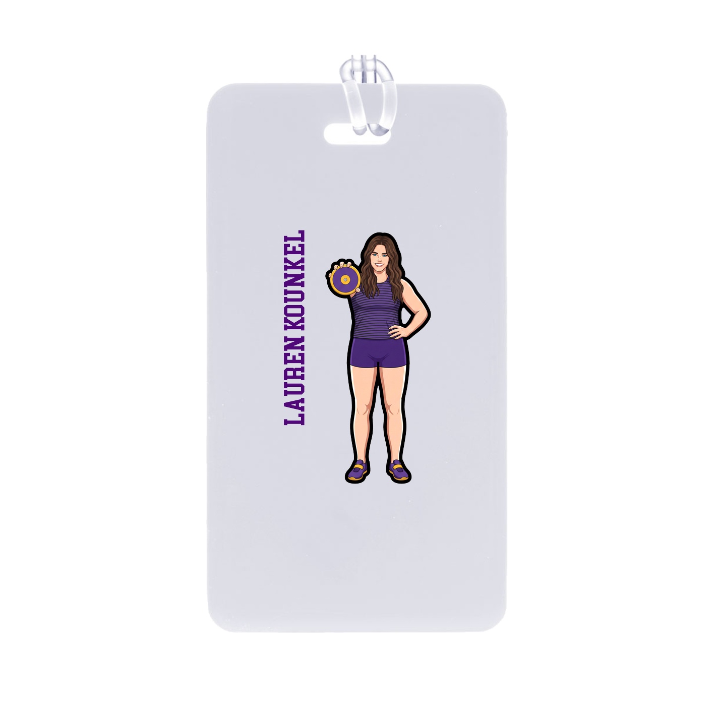 Bag Tag — Name Vertical in Classic