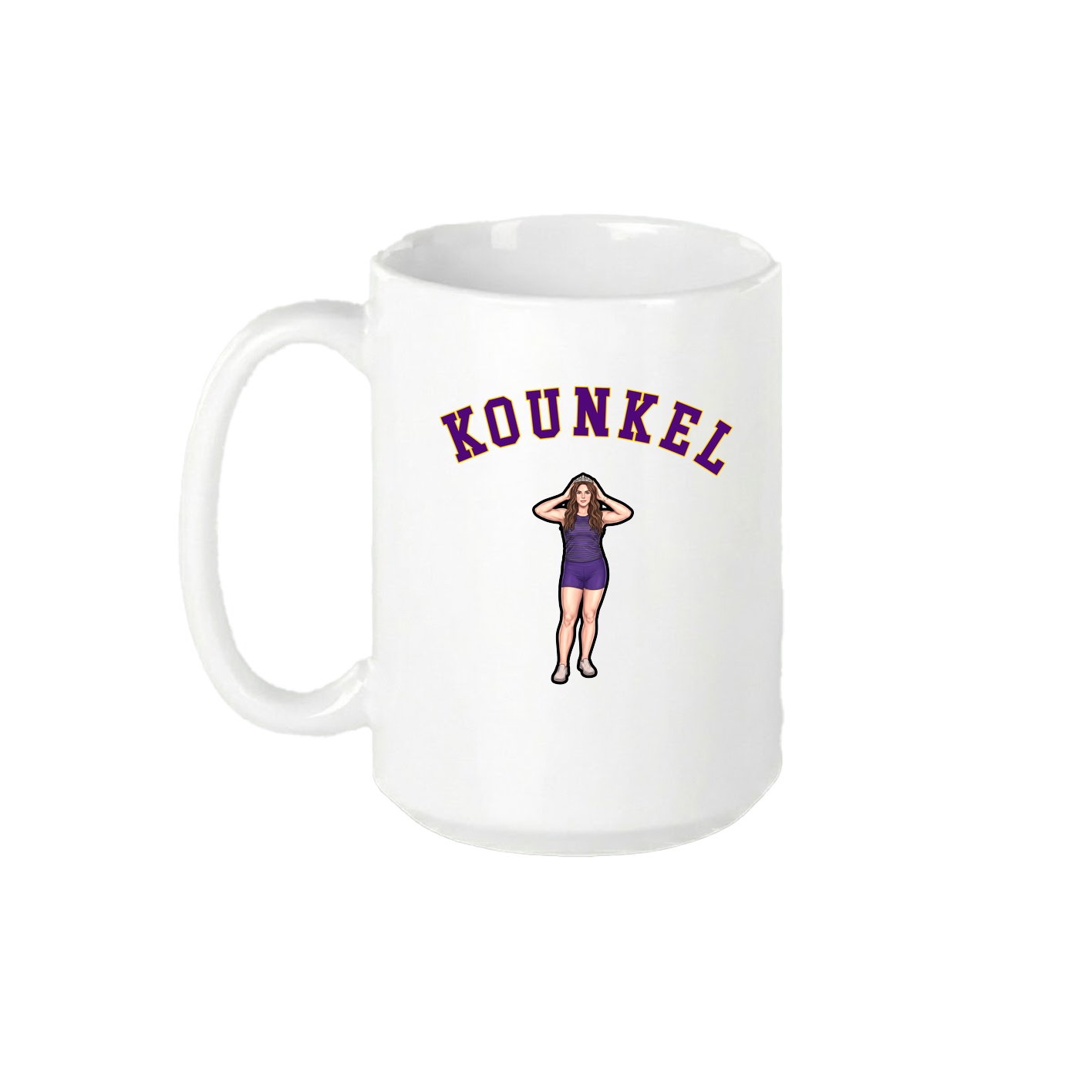 15oz Coffee Mug — Shirsey Arch in White