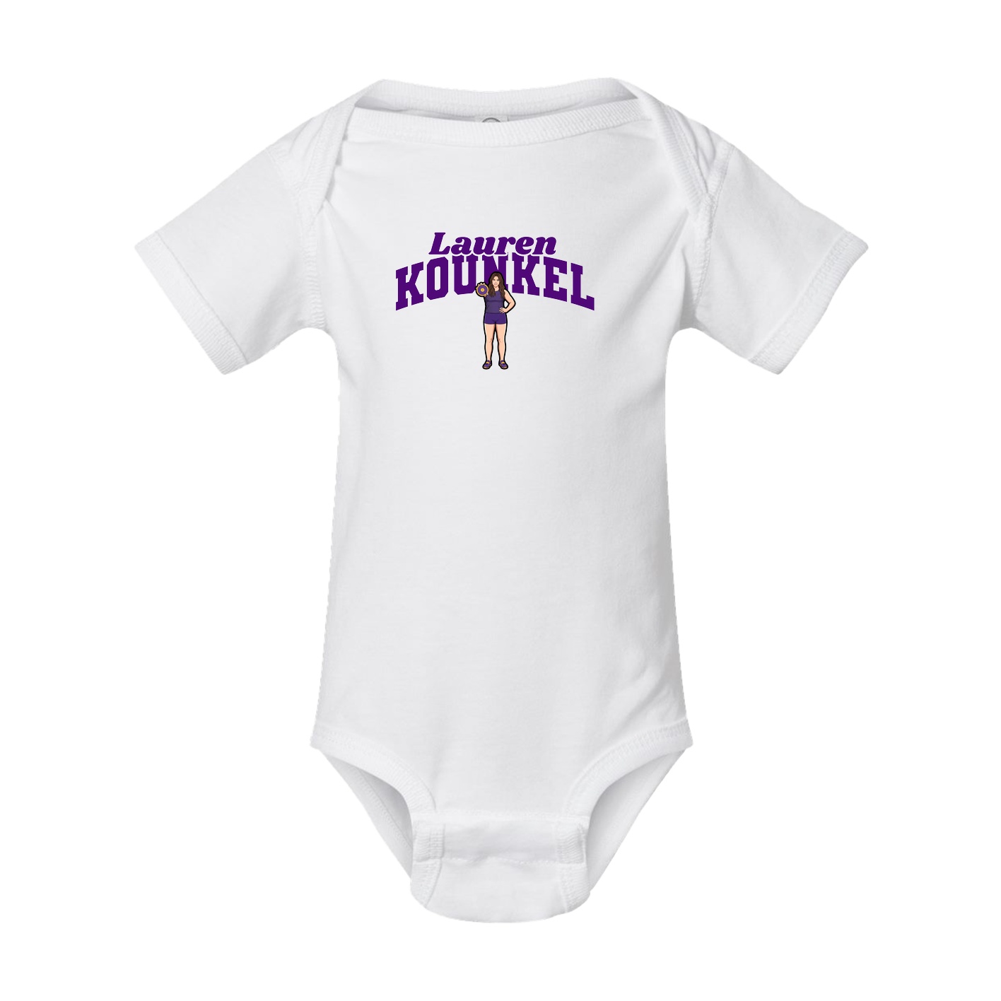 Baby Onesie — Signature Arch in White