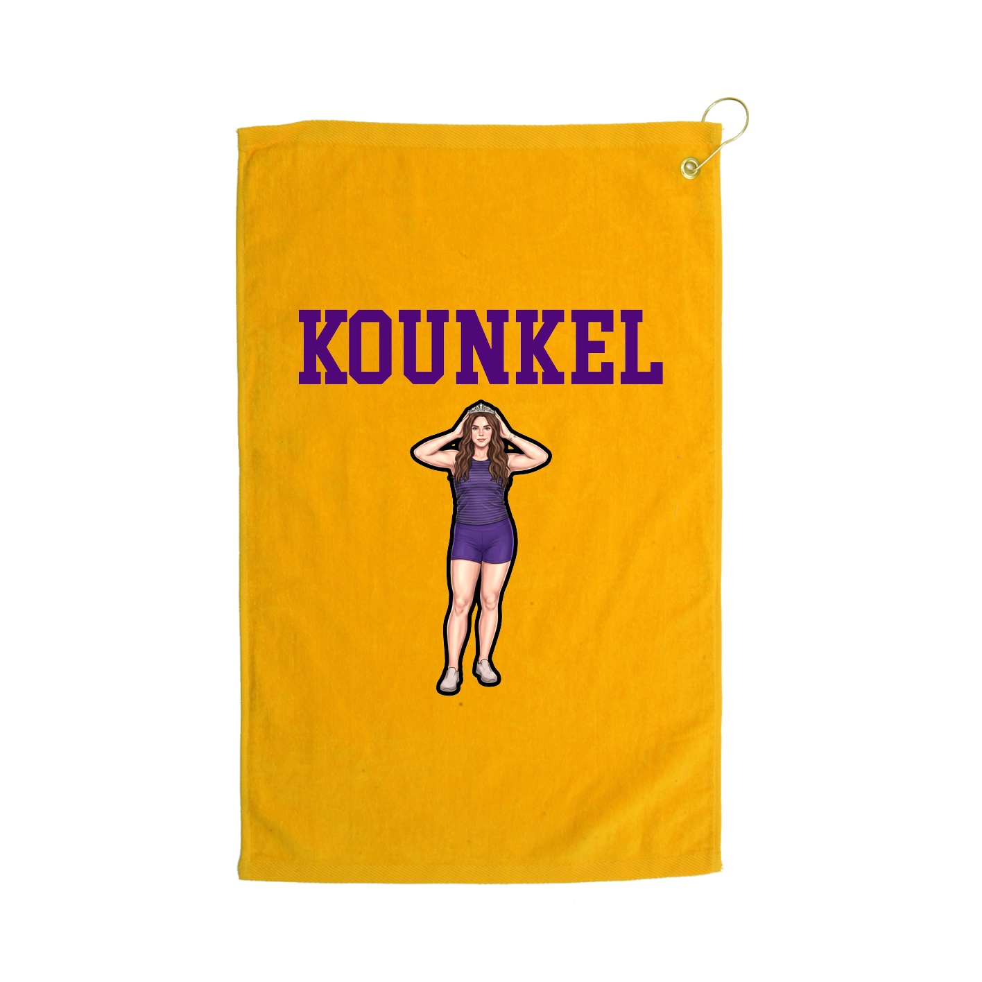 Golf Towel — Shirsey in Gold