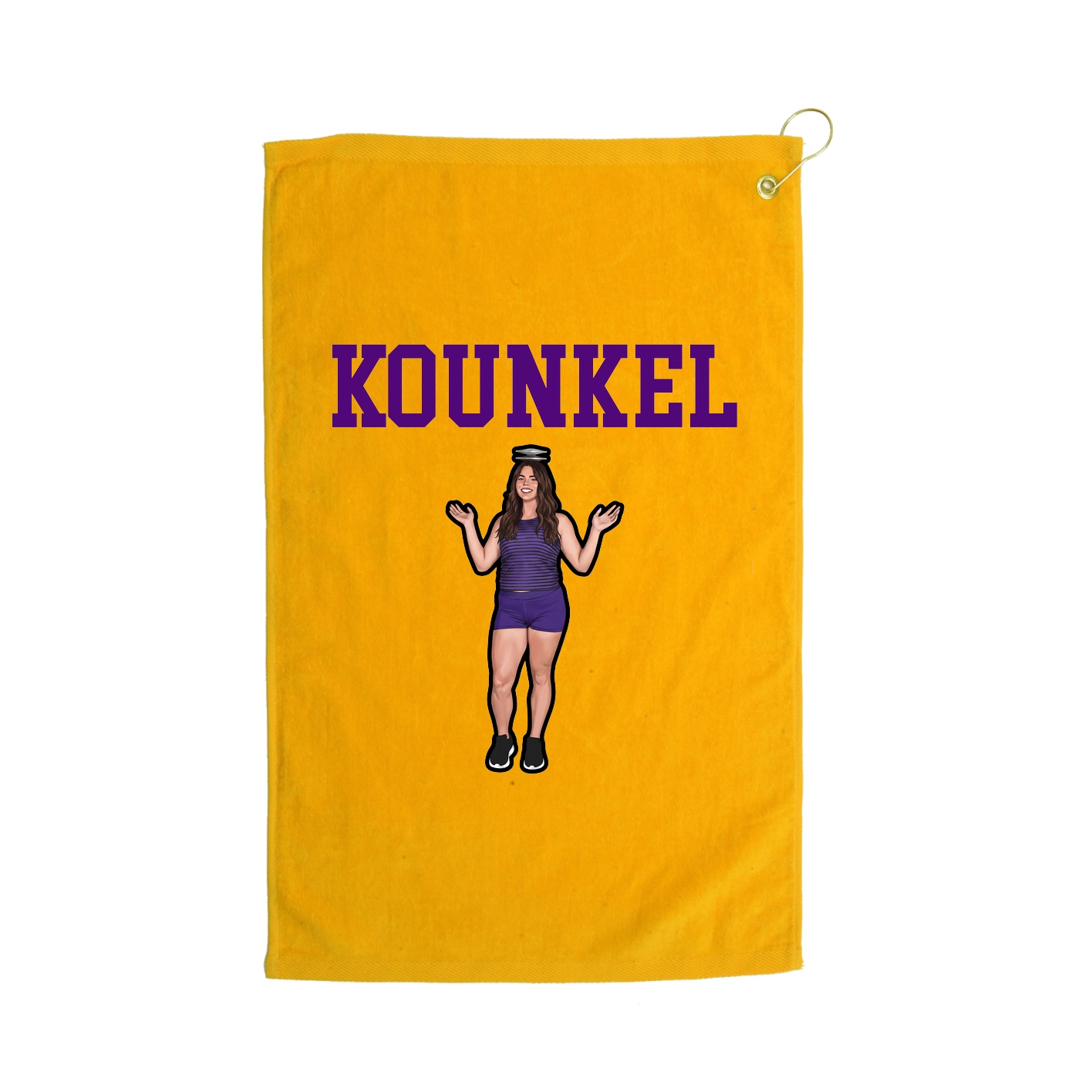 Golf Towel — Shirsey in Gold