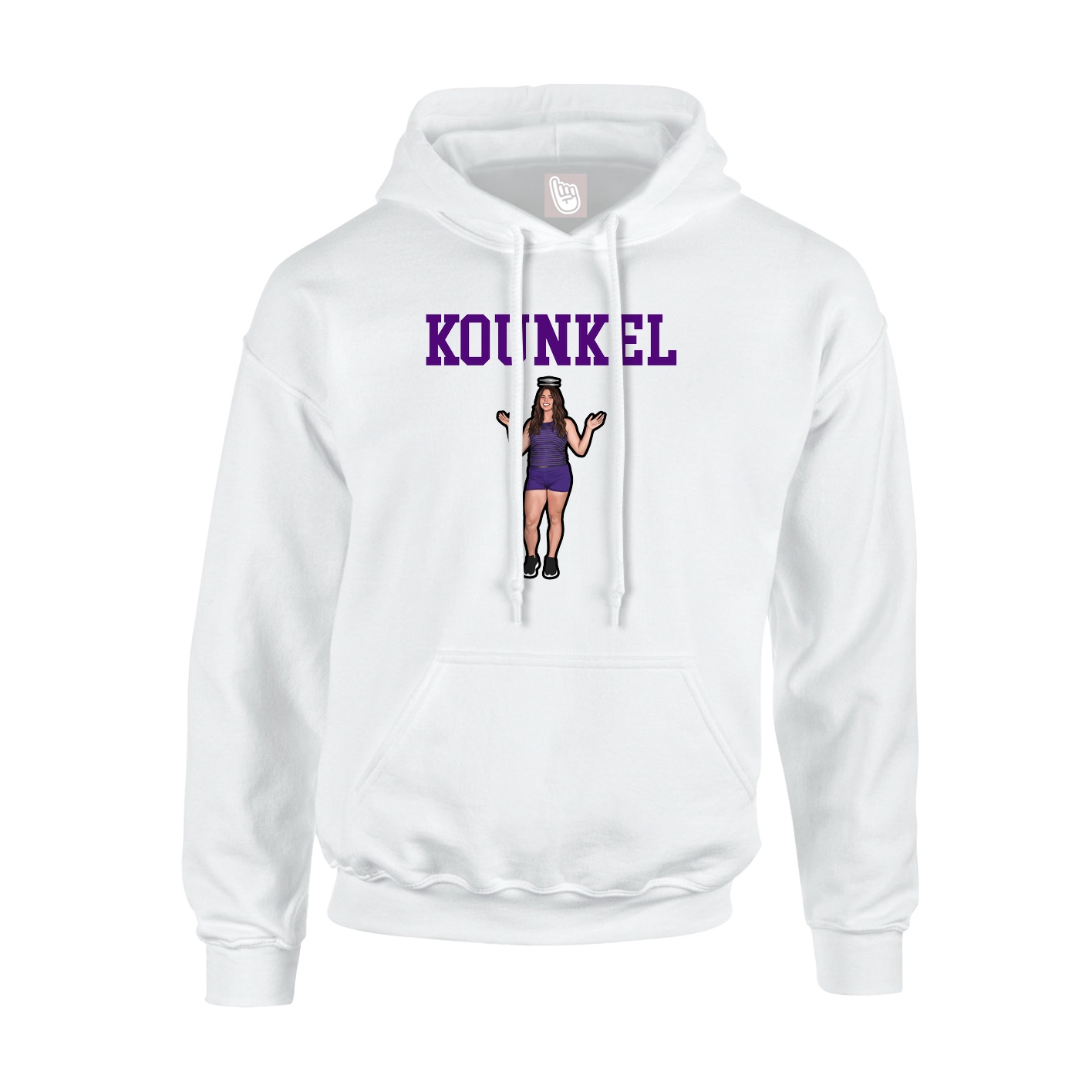 Hoodie — Shirsey in White