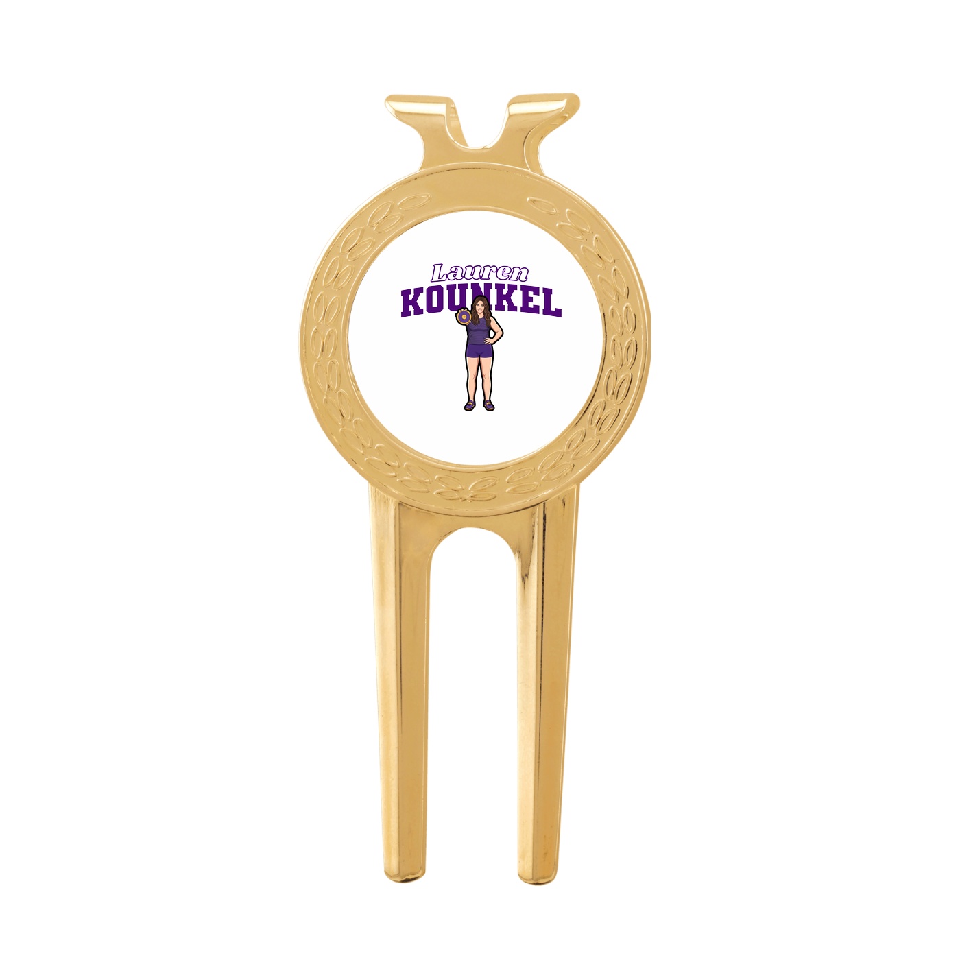 Divot Tool with Ball Marker — Name Arch in Classic