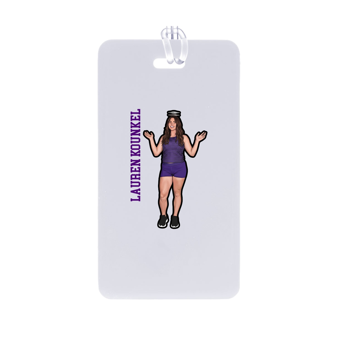 Bag Tag — Name Vertical in Classic
