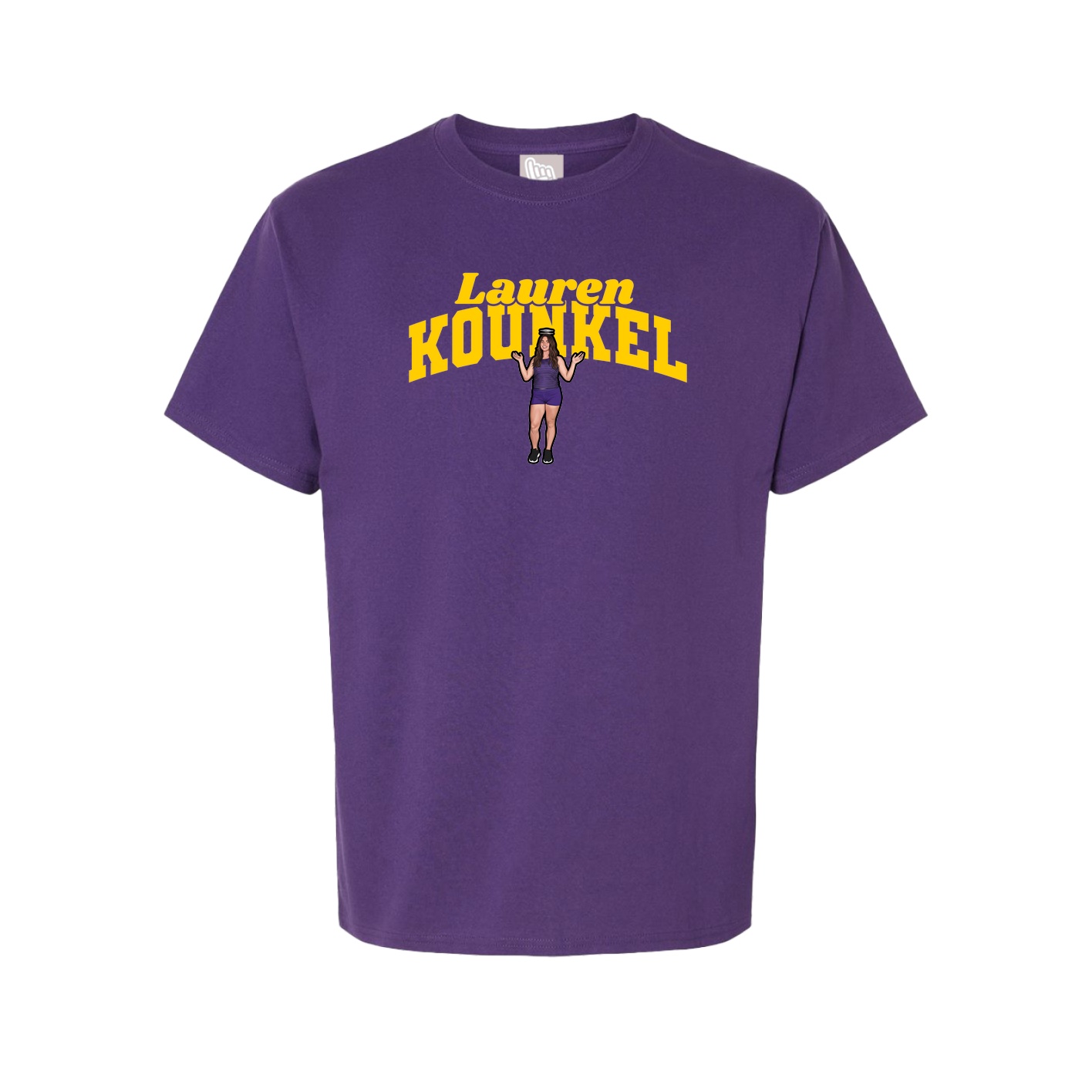 Youth Tee — Signature Arch in Purple