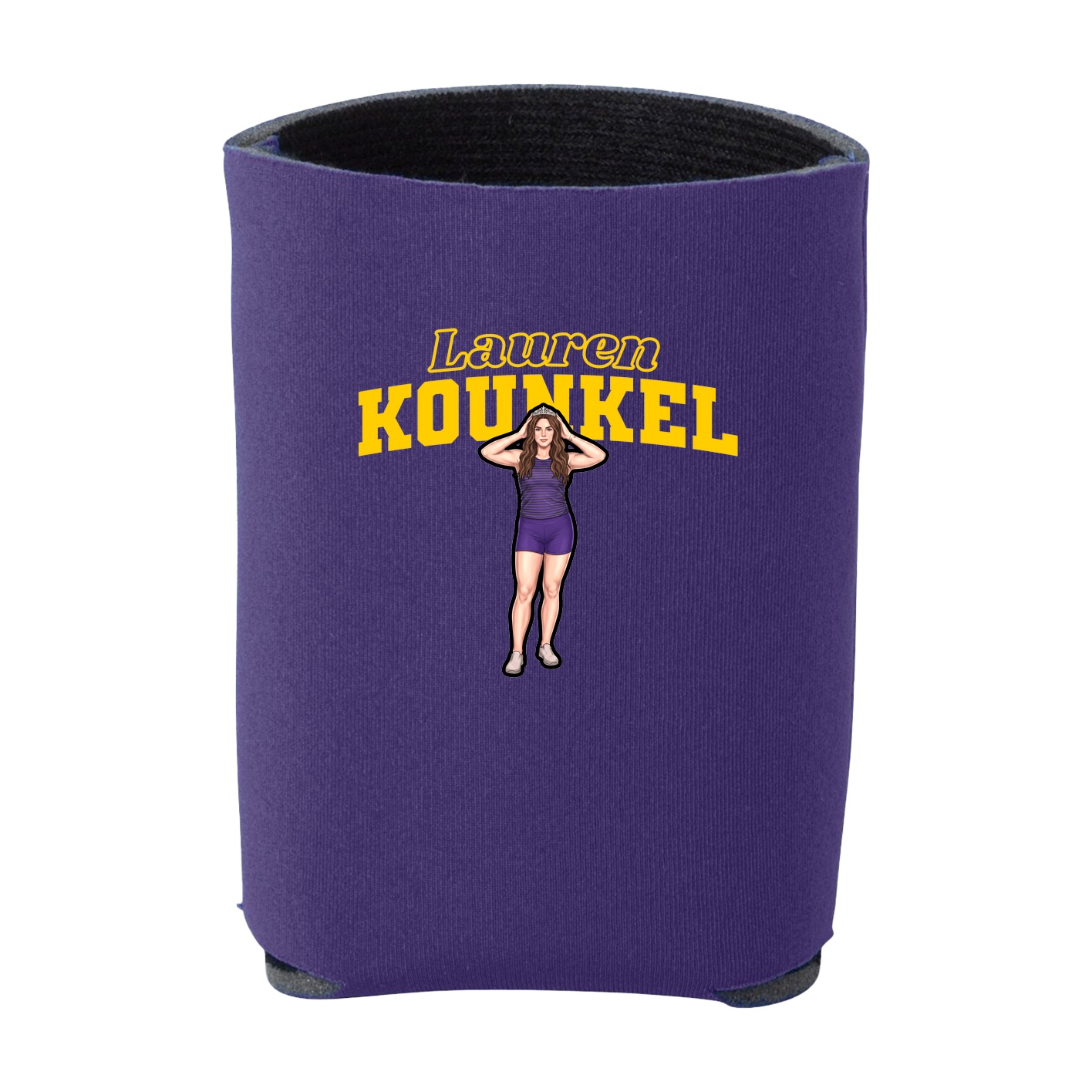 Can Holder — Name Arch in Purple