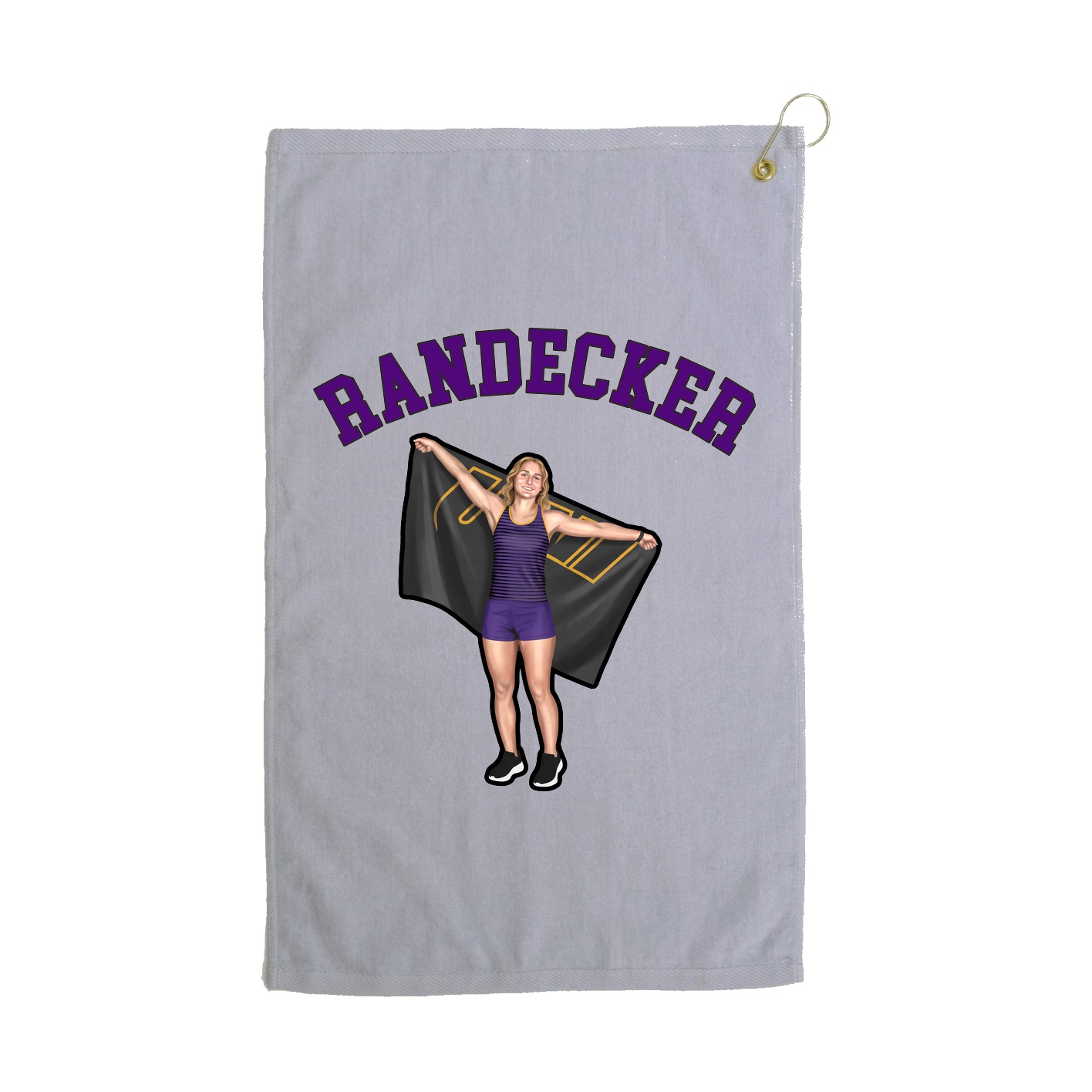 Golf Towel — Shirsey Arch in Grey