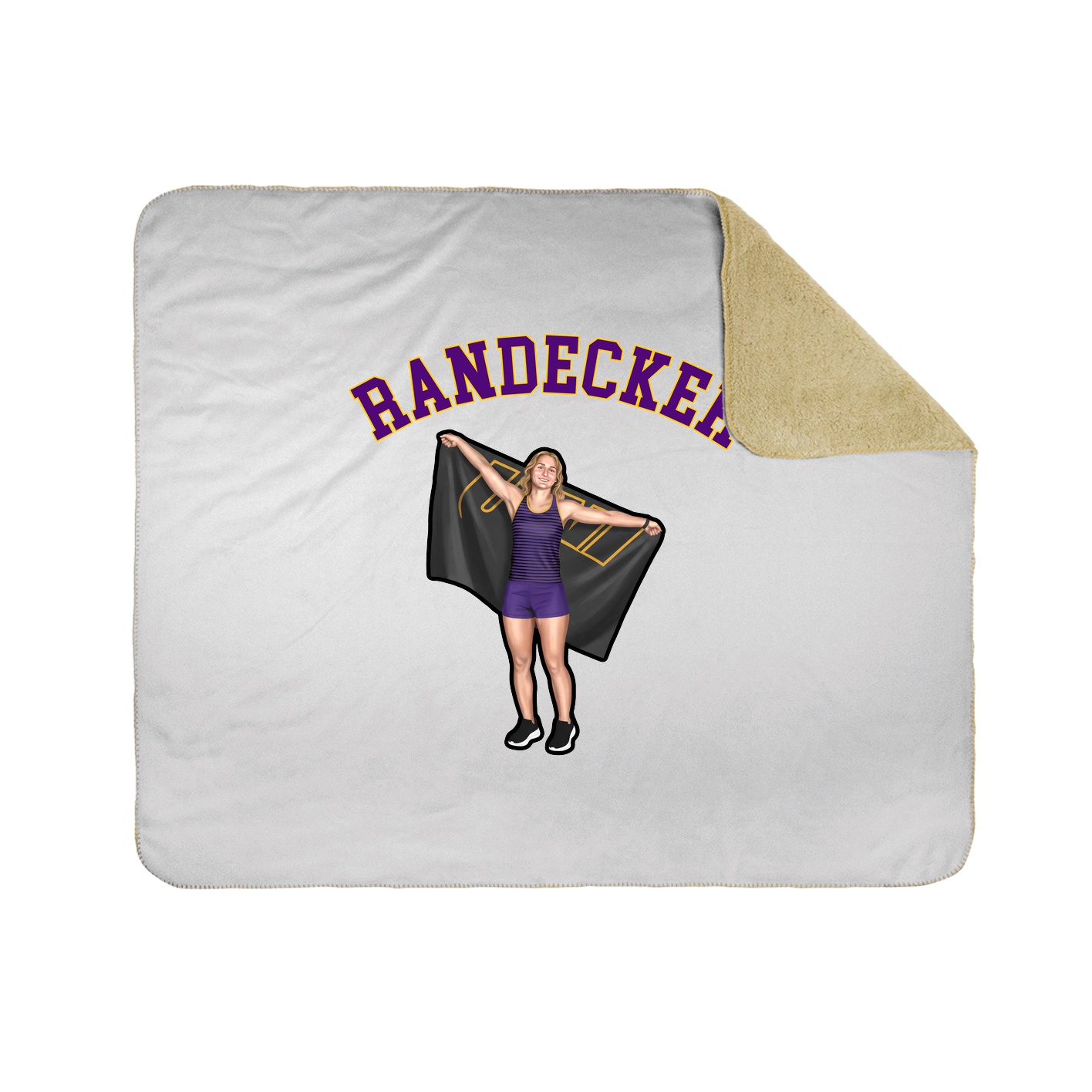 Throw Blanket — Shirsey Arch in White