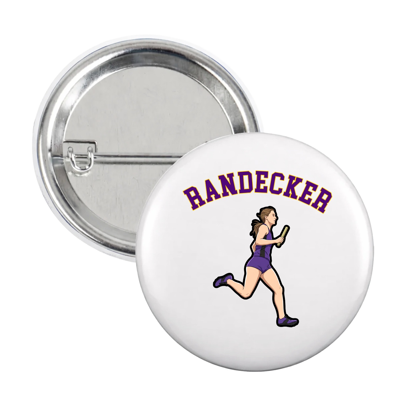 Game Day Button — Shirsey Arch in White