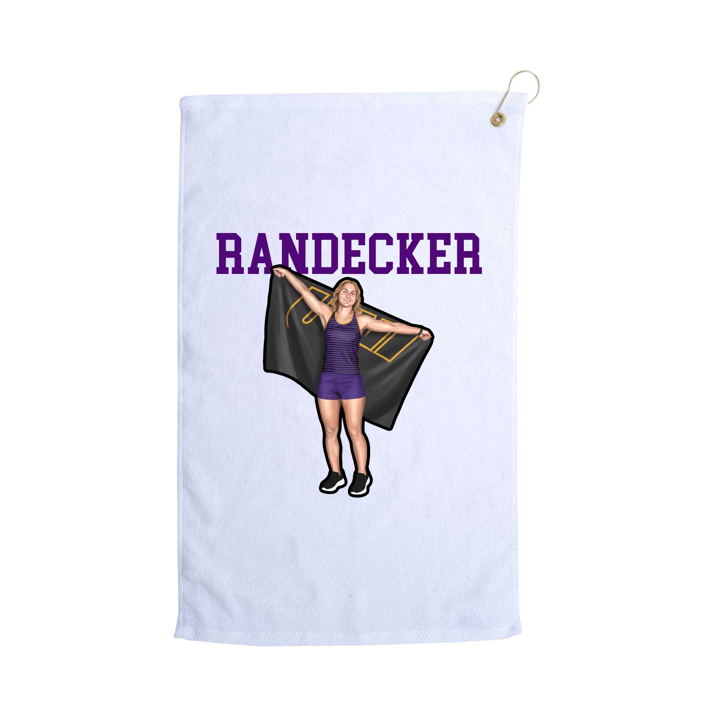 Golf Towel — Shirsey in White