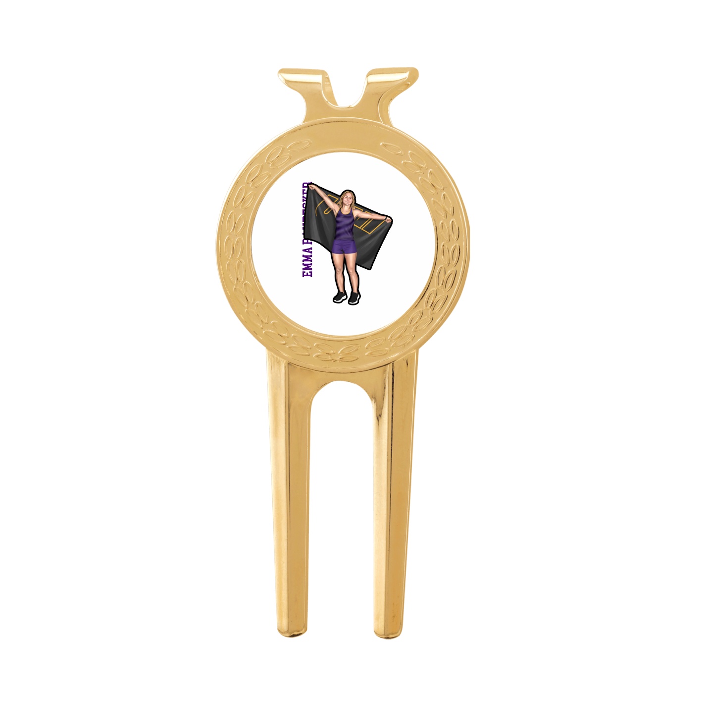 Divot Tool with Ball Marker — Name Vertical in Classic
