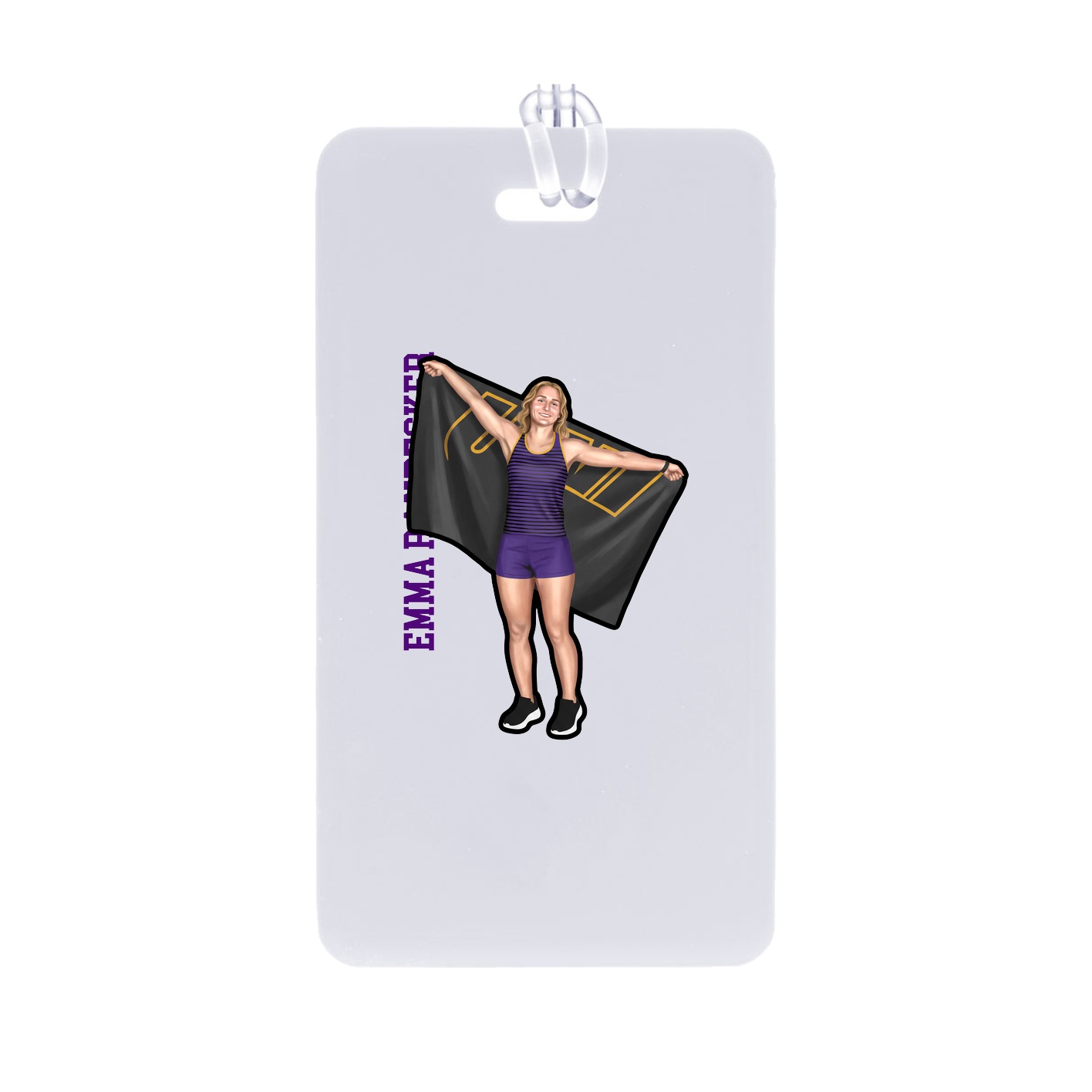 Bag Tag — Name Vertical in Classic