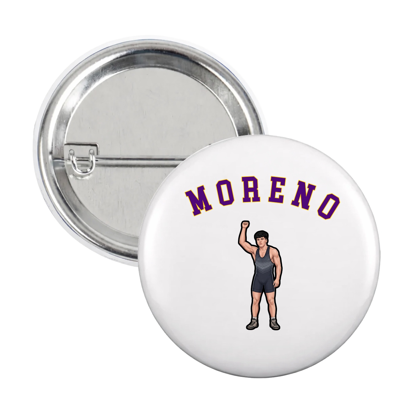 Game Day Button — Shirsey Arch in White