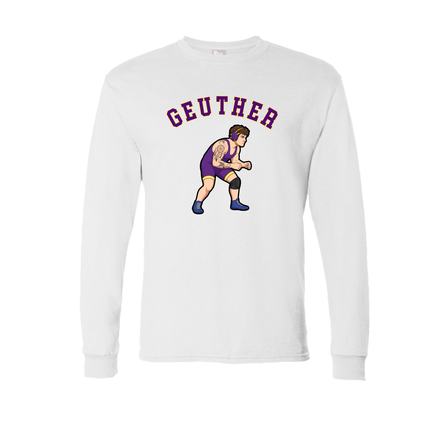 Long Sleeve Tee — Shirsey Arch in White