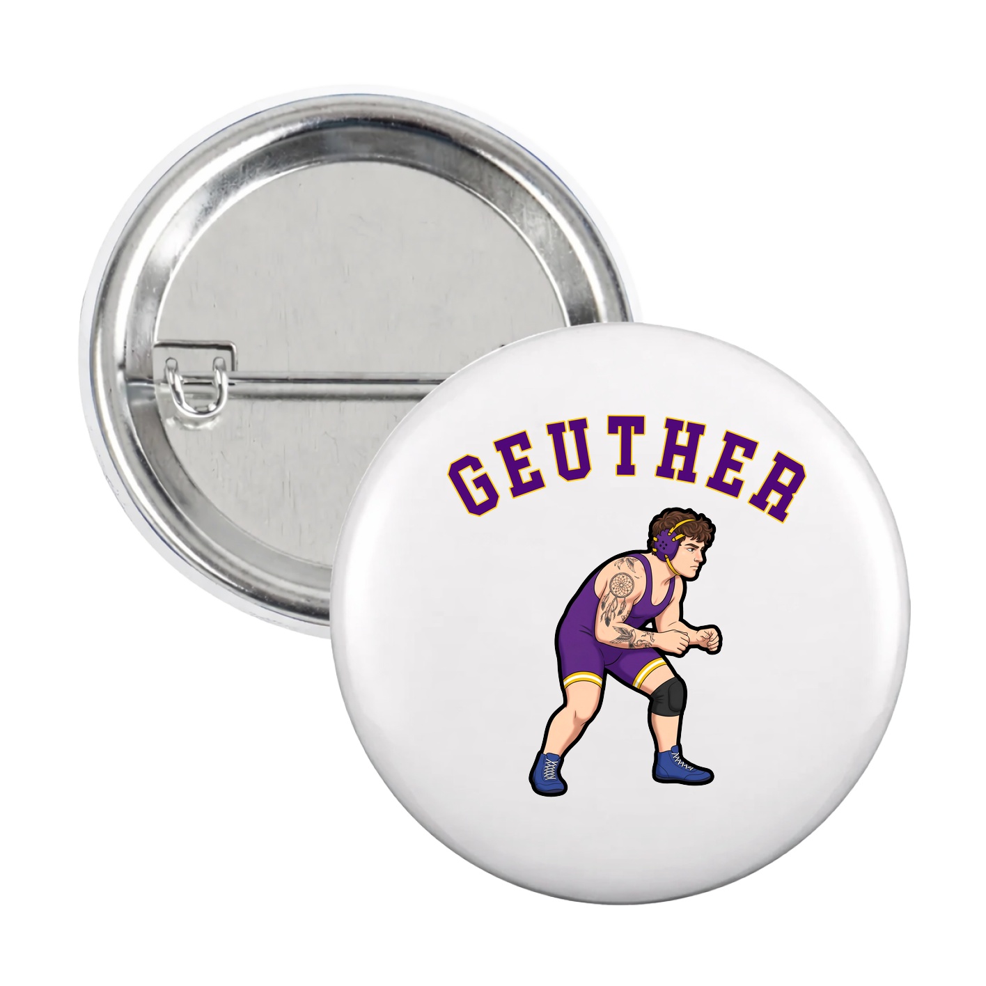 Game Day Button — Shirsey Arch in White